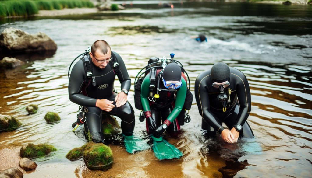 Teplota vody Otava: Řiční potápění krok za krokem