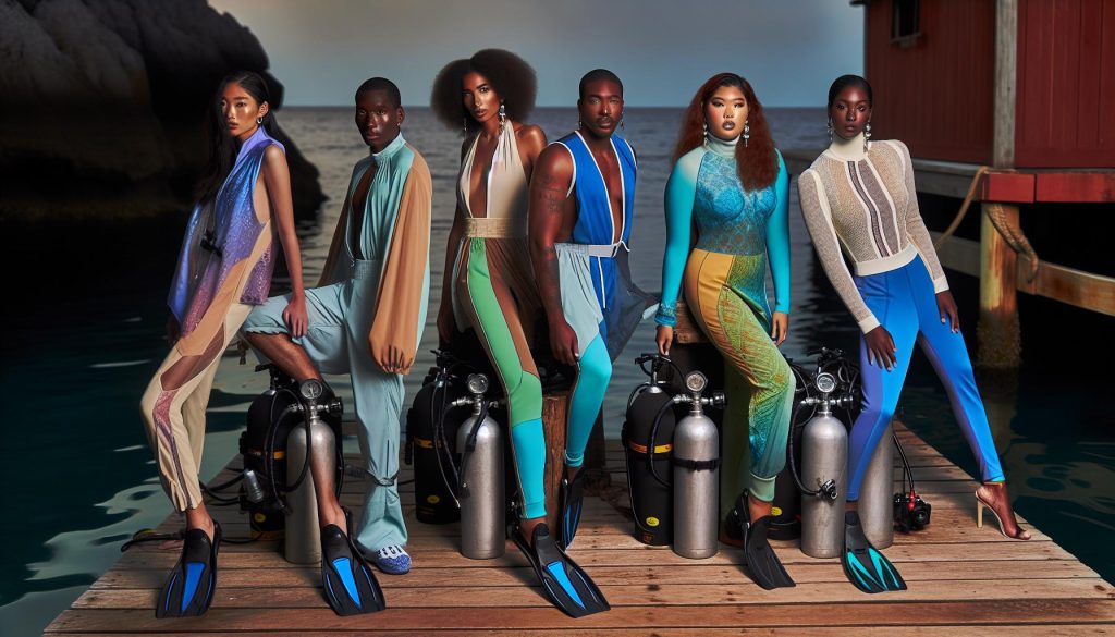 Overall žralok: Stylová móda pro potápěčské nadšence