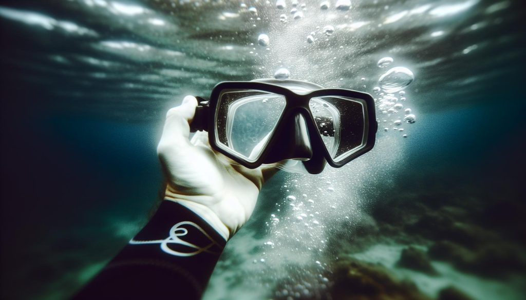 Jaká hydrostatická tlaková síla působí na sklo brýlí potápění