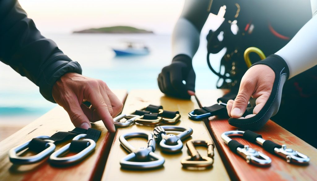 Jak vybrat karabiny a přezky na potápění: Spolehlivé spojení