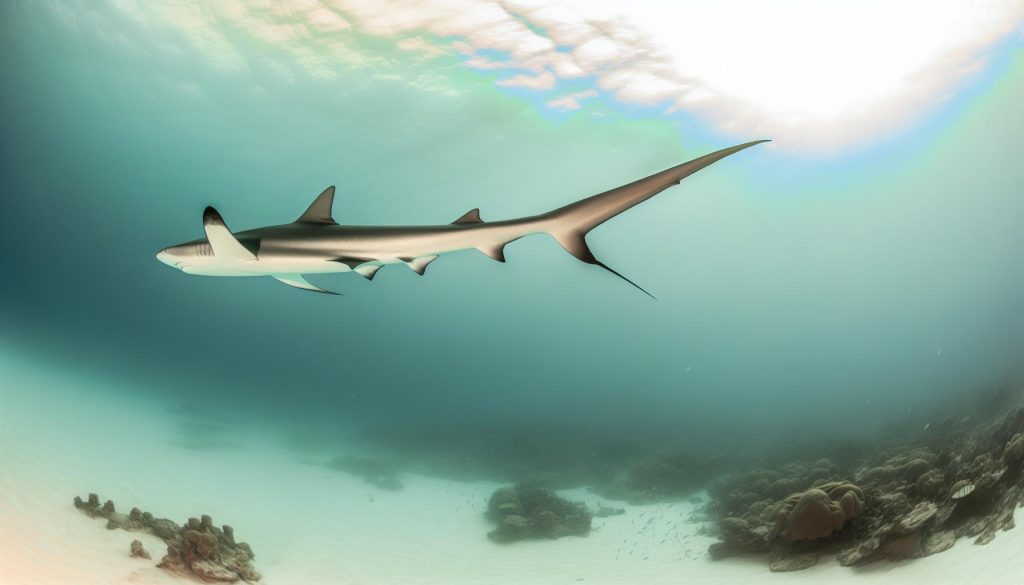 Žralok liščí: Elegantní predátor s dlouhým ocasem