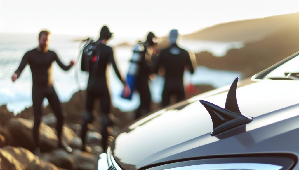 Autoanténa žralok: Stylové doplňky pro potápěčské fanoušky