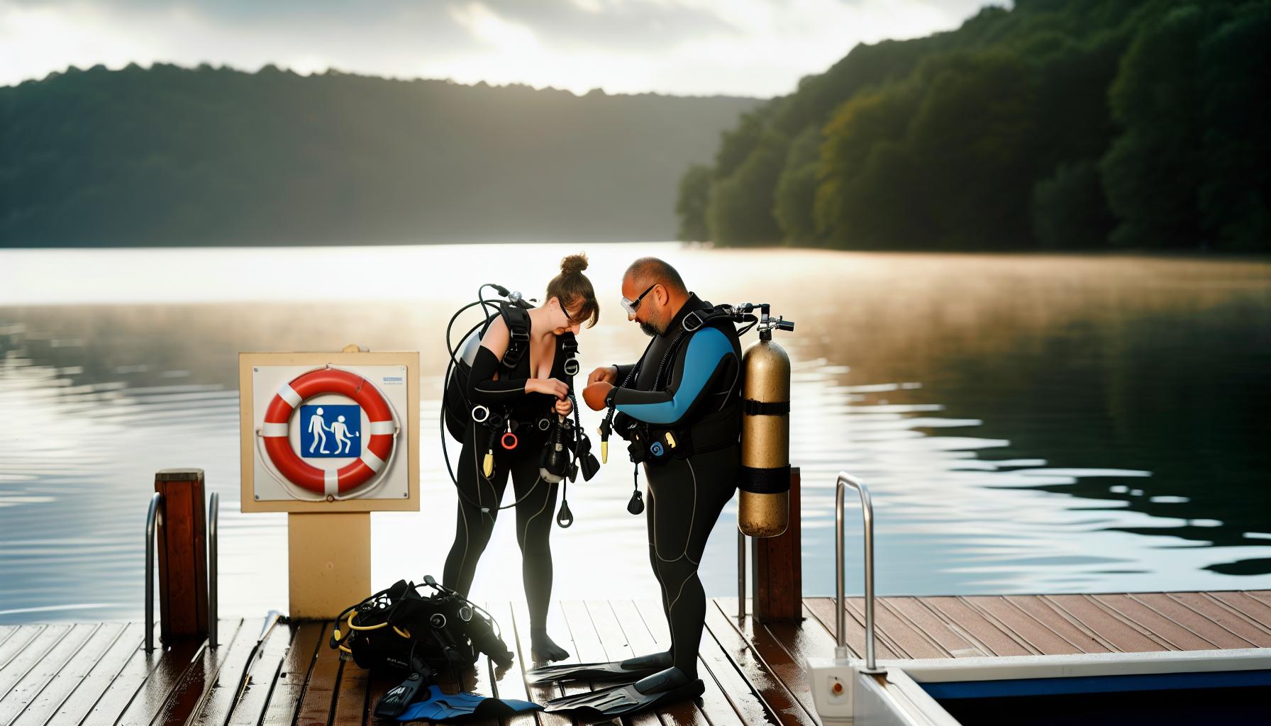 Bezpečnostní tipy pro potápění na Slapech