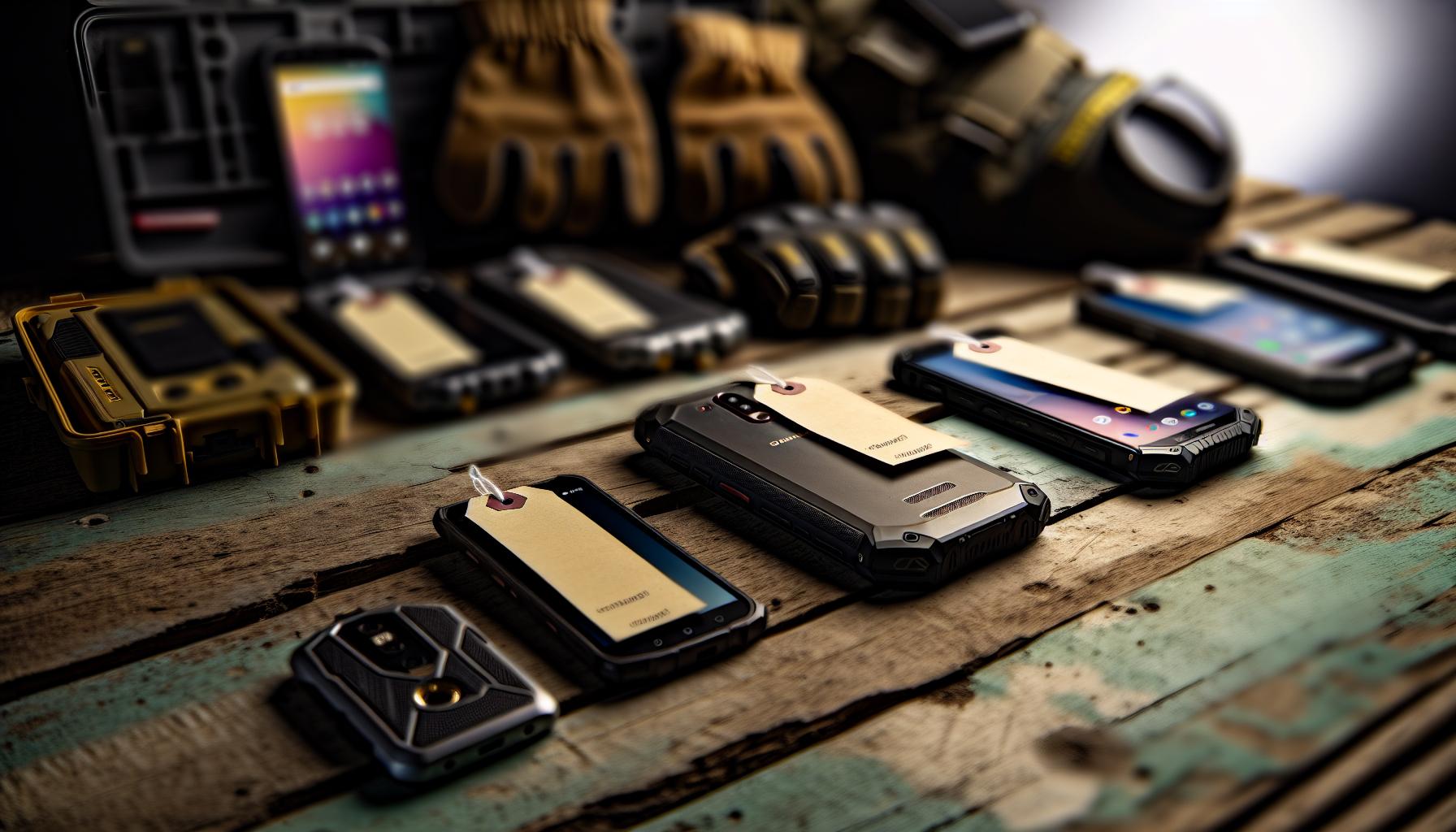 Porovnání CAT S61 s jinými odolnými telefony