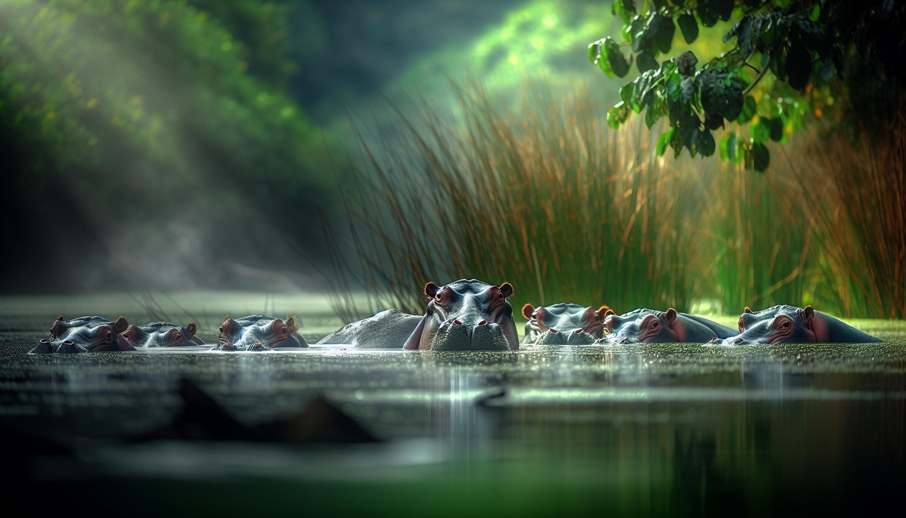 Úžasné adaptace hrochů na vodní život