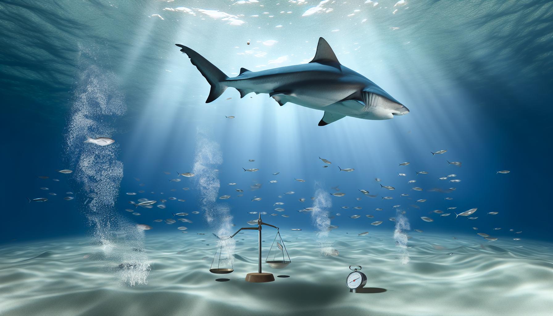 Vliv hmotnosti na chování žraloků