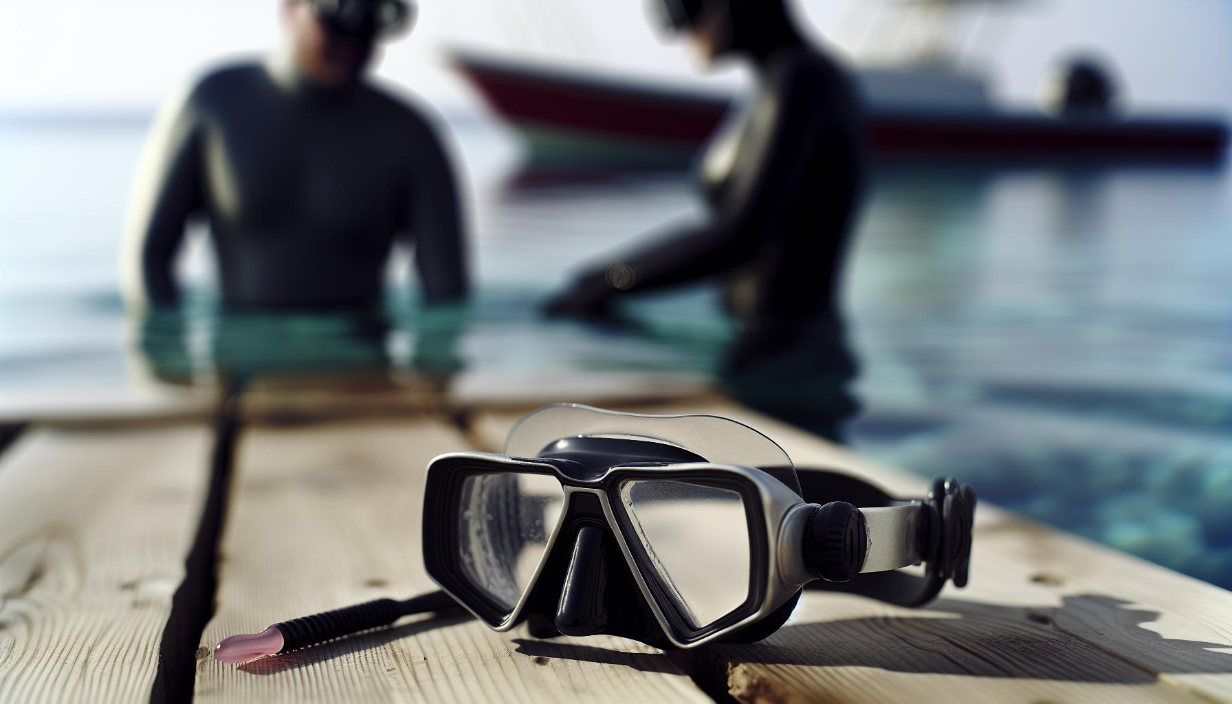 Materiály brýlí pro potápění a jejich odolnost