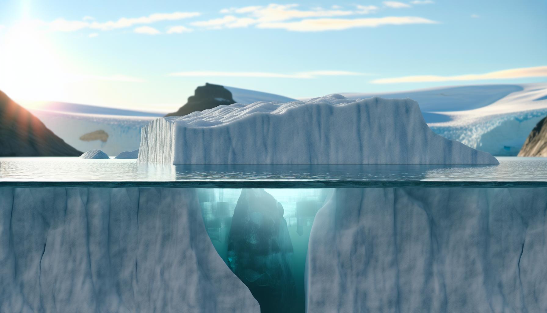 Jak část ledovce je pod vodou: Vědecké základy skrytého povrchu