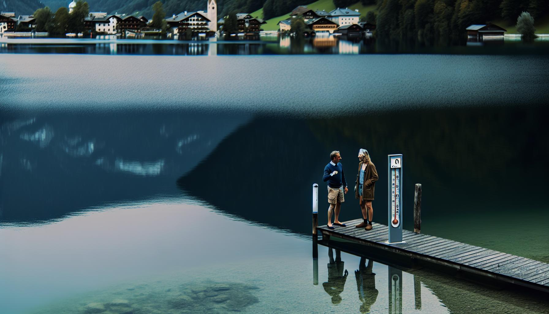Wolfgangsee a jeho teplota vody: co očekávat