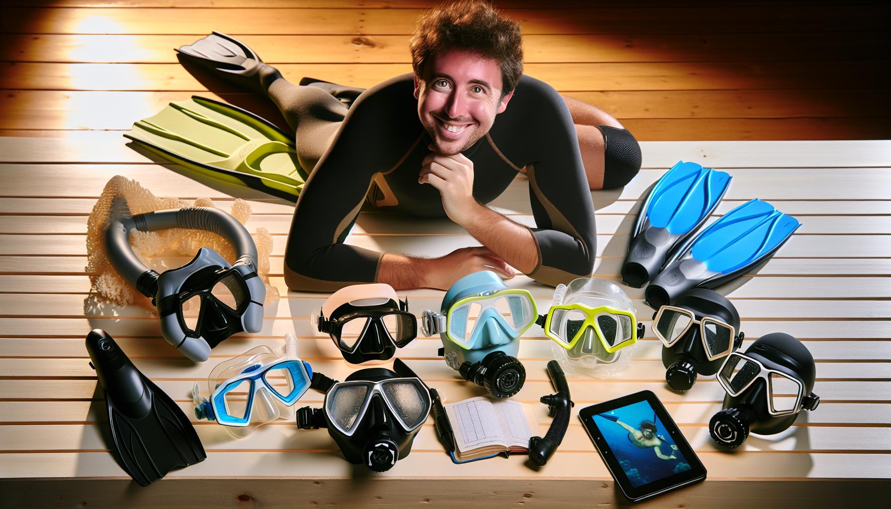 Typy potápěčských brýlí a jejich využití