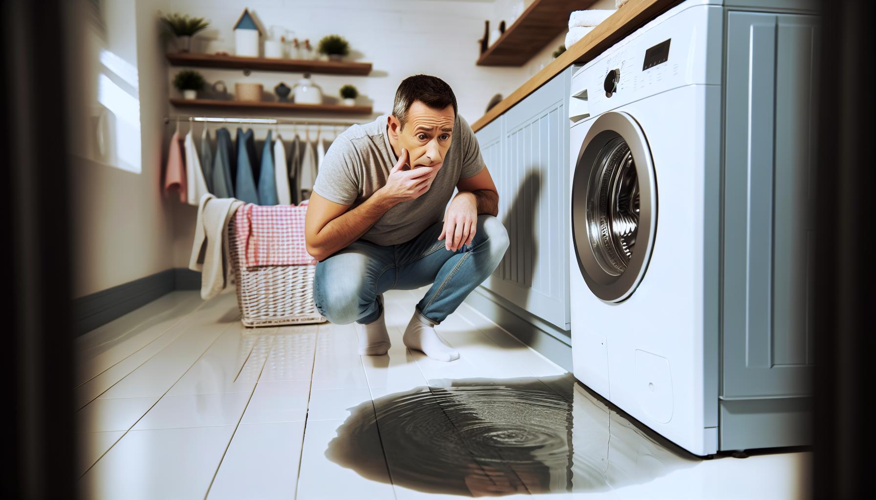 Co může voda pod pračkou znamenat?