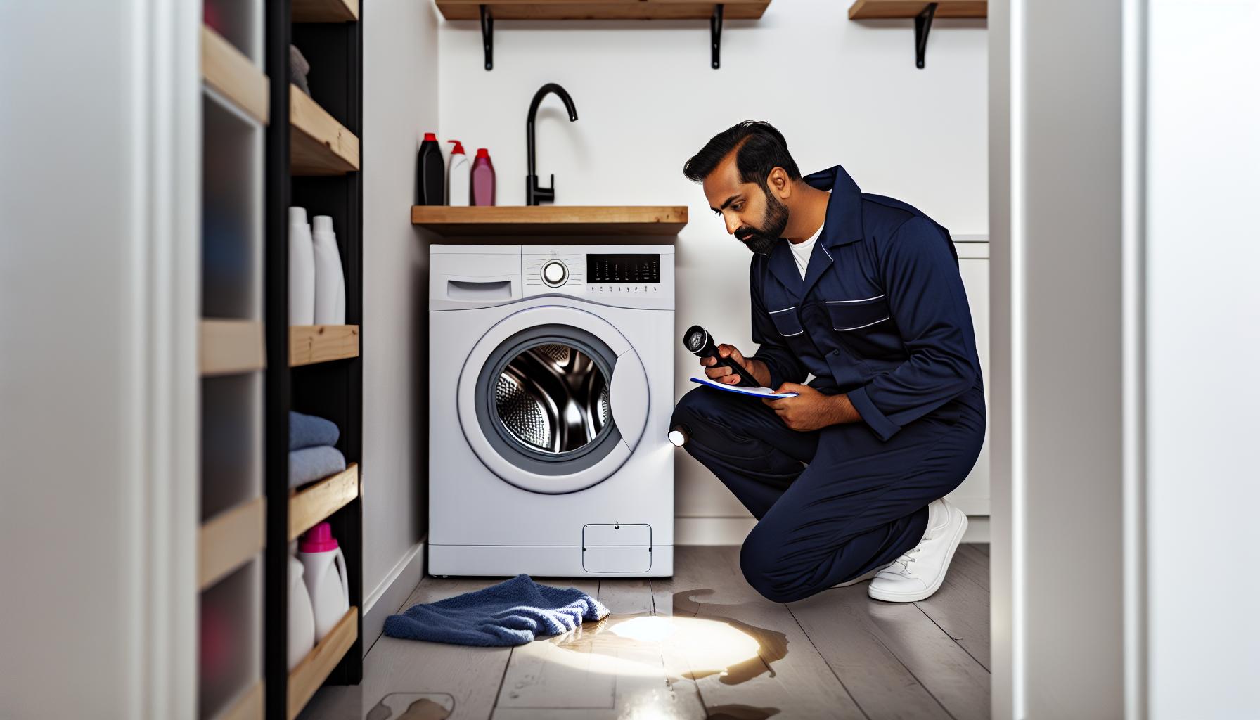 Jak diagnostikovat únik vody z pračky