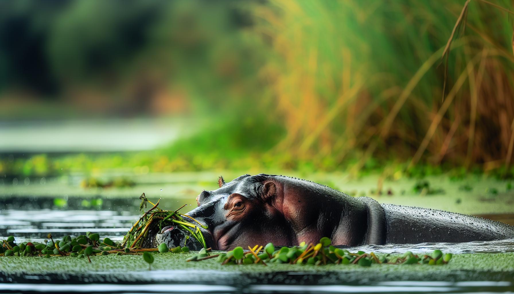 Hroši a jejich potravní návyky