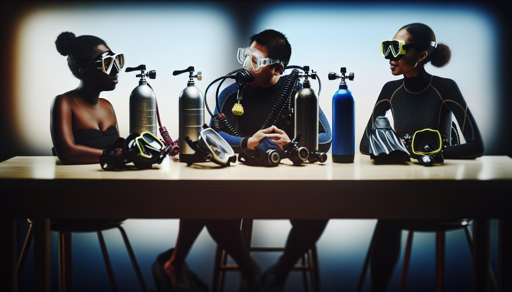 Které dýchací přístroje jsou nejlepší pro různé ponory