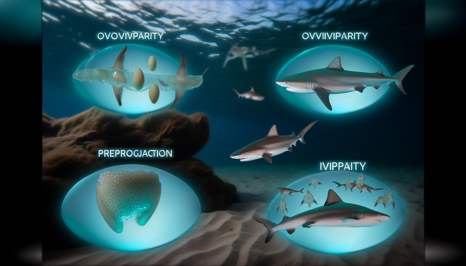 Typy rozmnožování u žraloků: Ovoviviparie, oviparie a viviparie