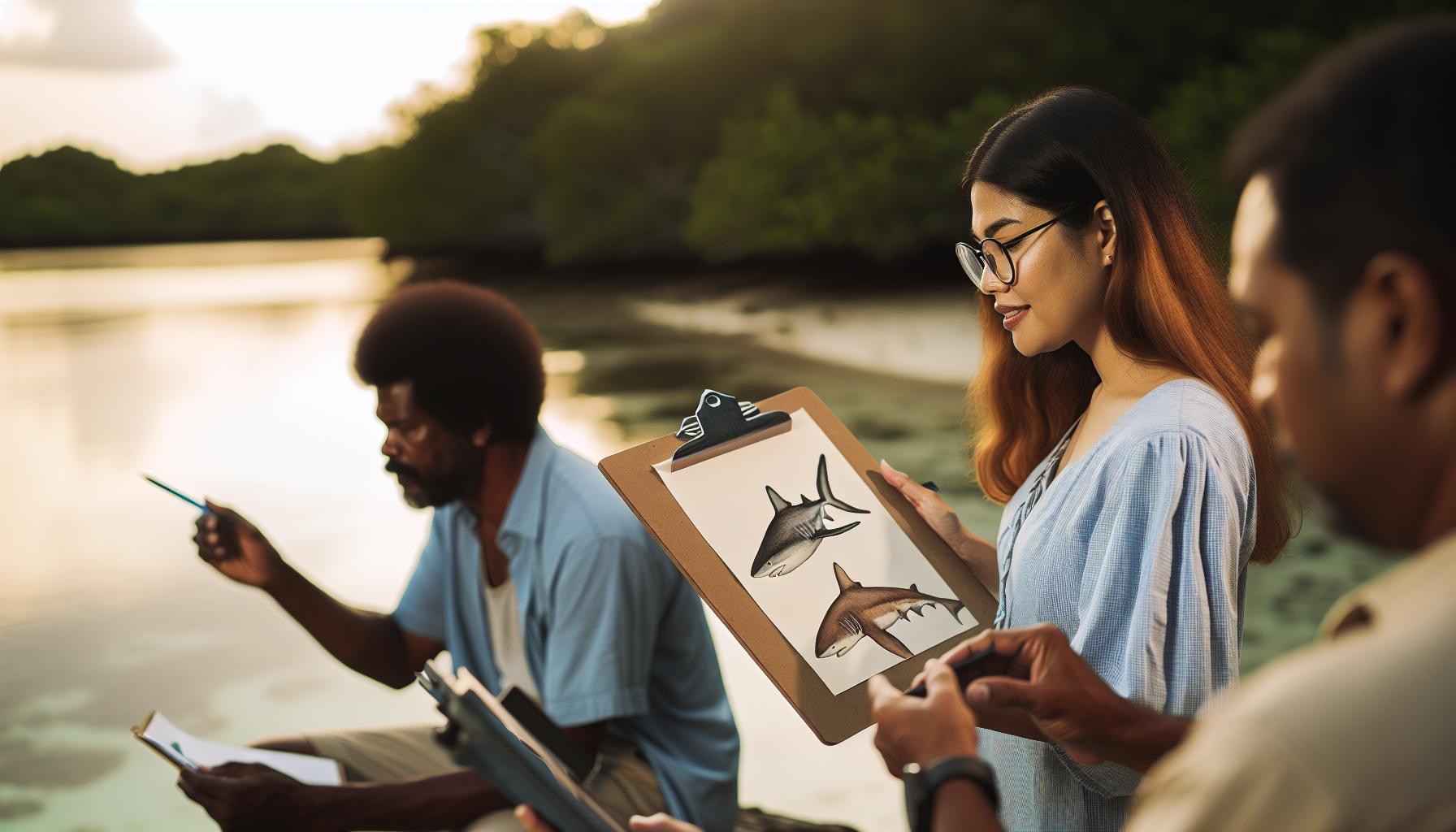 Hlavní druhy žraloků v oblasti