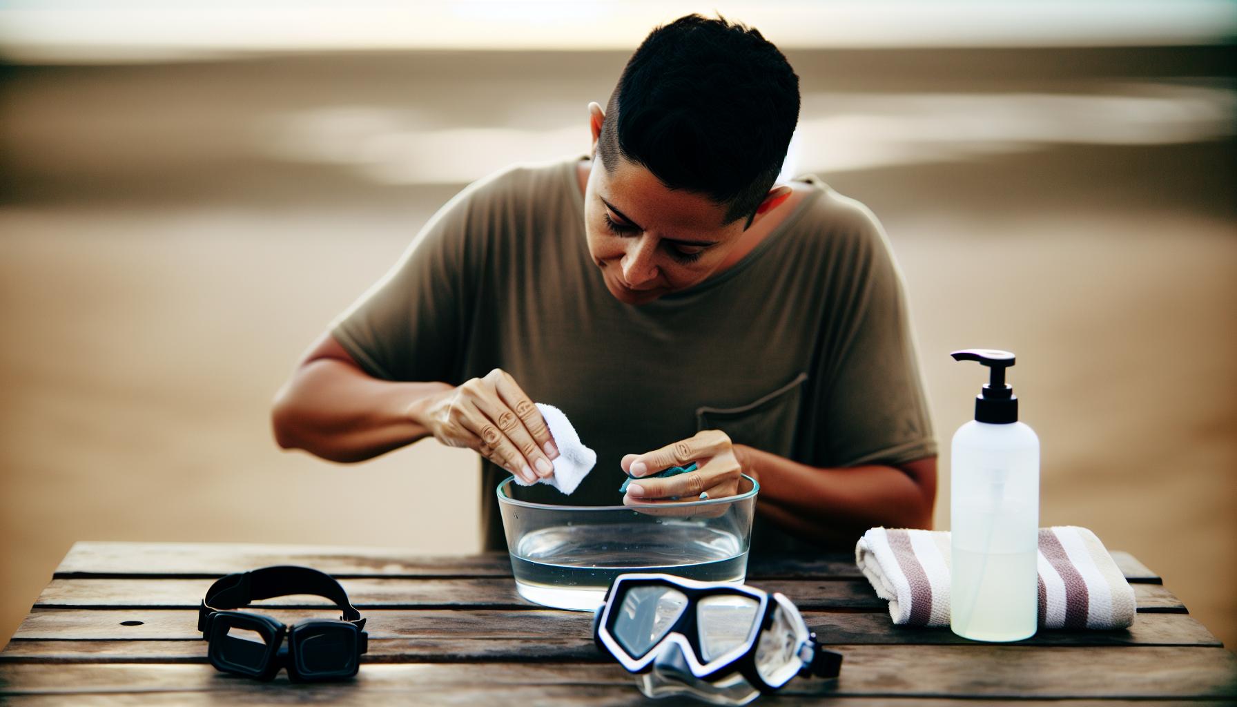 Jak správně čistit potápěčské brýle