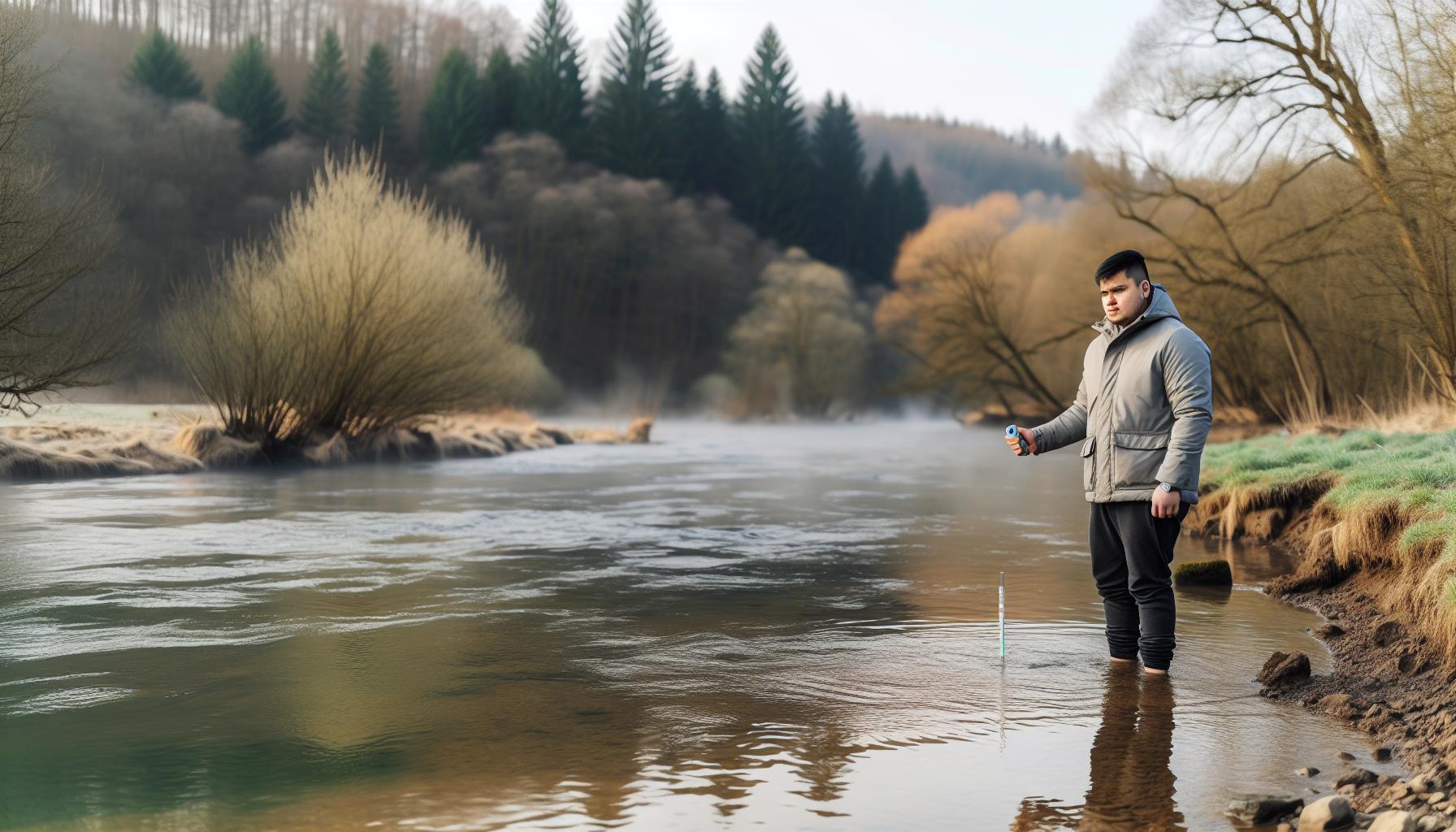 Sezónní změny teploty vody Sázavy