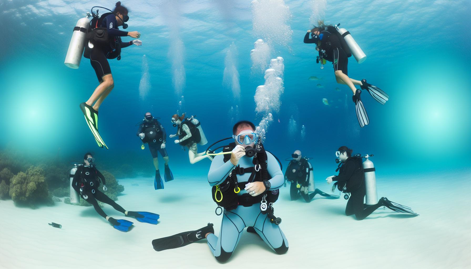 Jak funguje vyvážení při potápění?