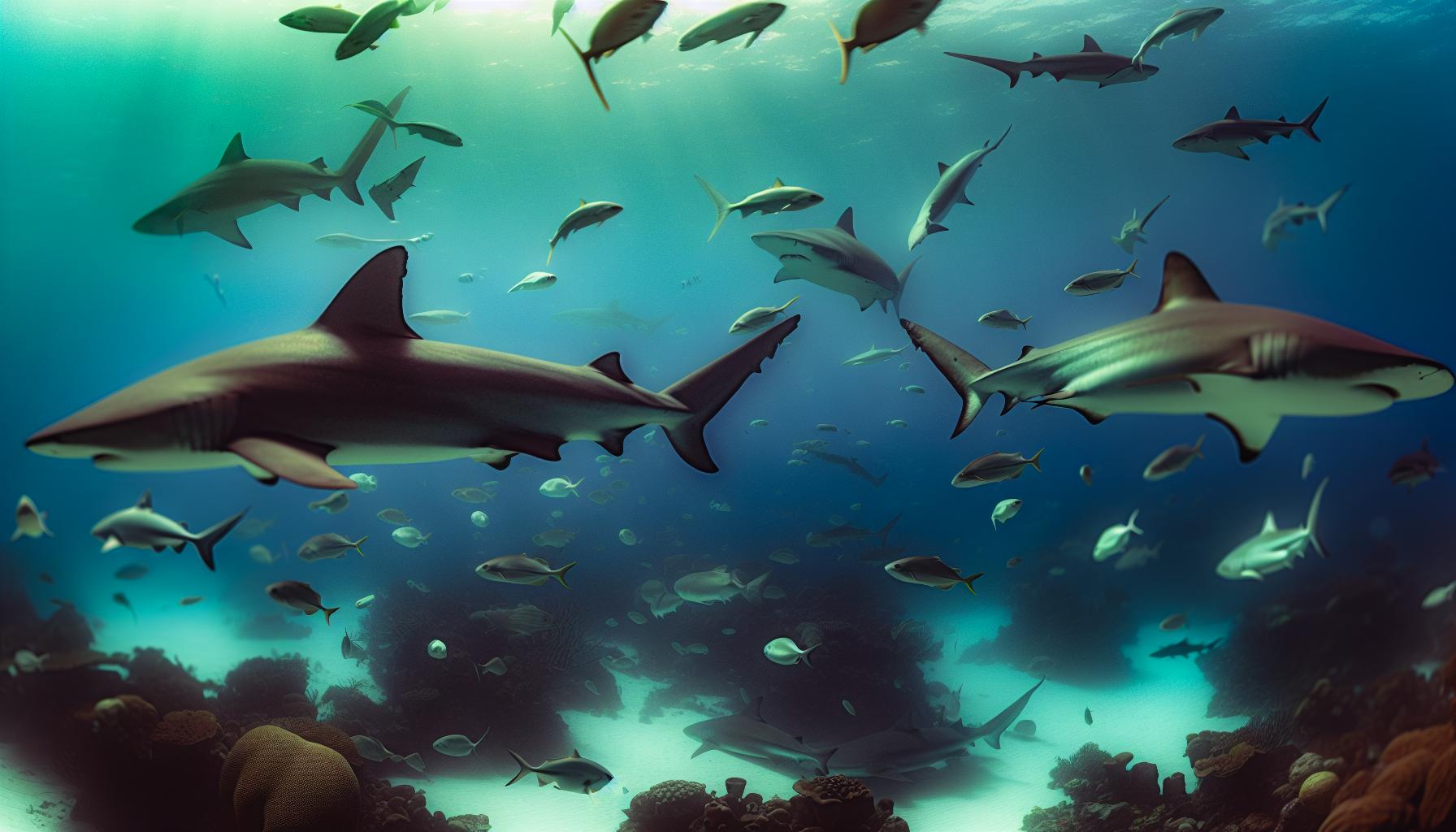 Druhy žraloků v Atlantském oceánu