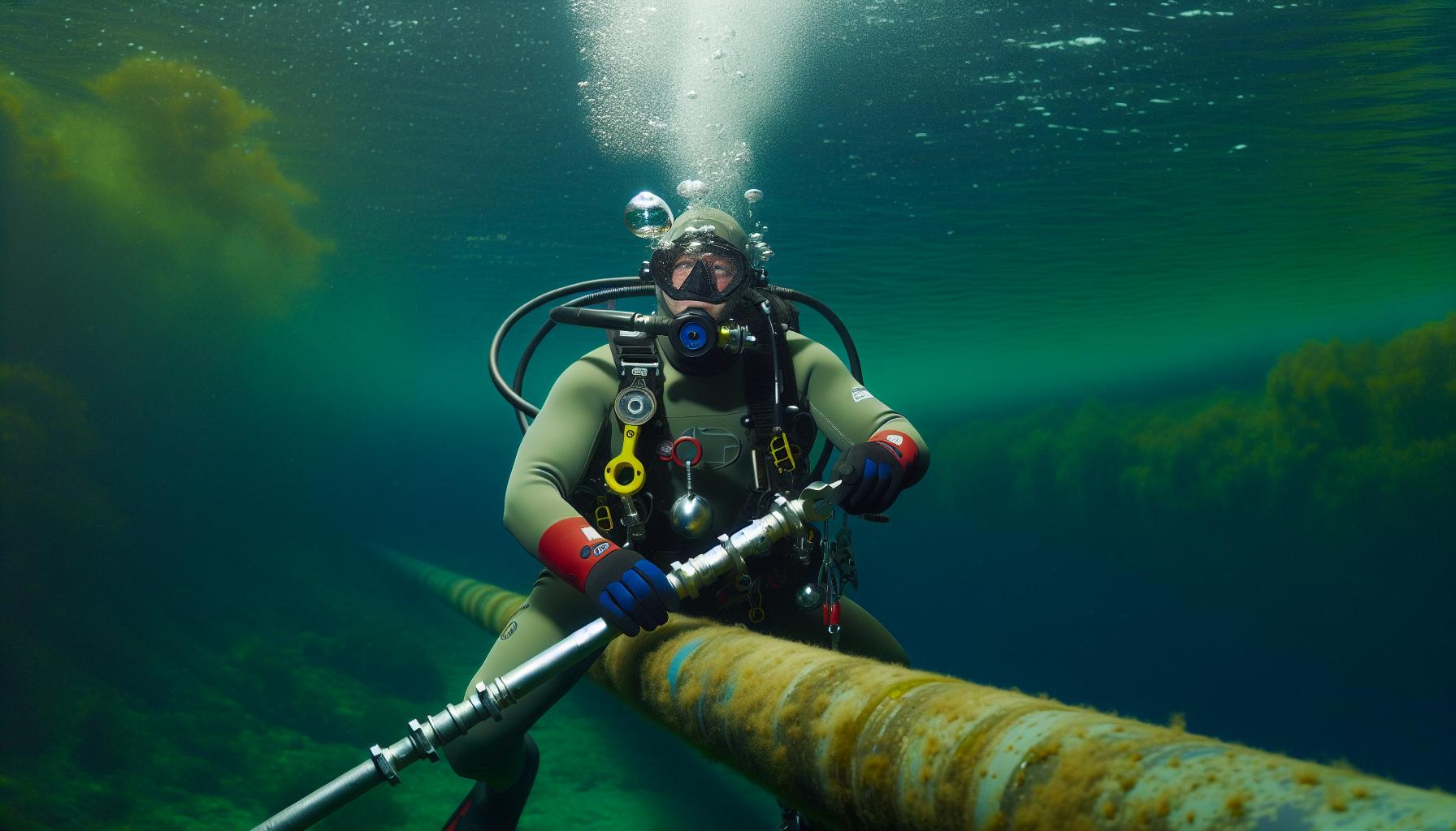 Základní techniky instalatérství pod vodou
