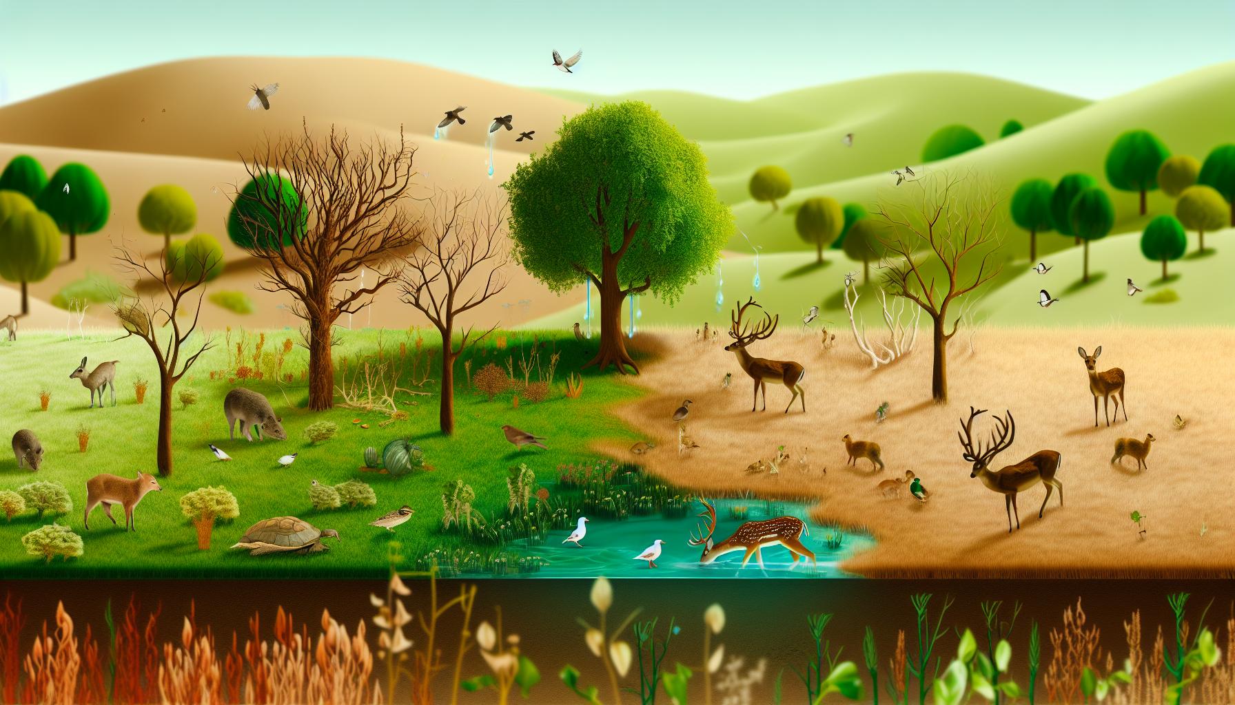 Jak teplota ovlivňuje místní ekosystém