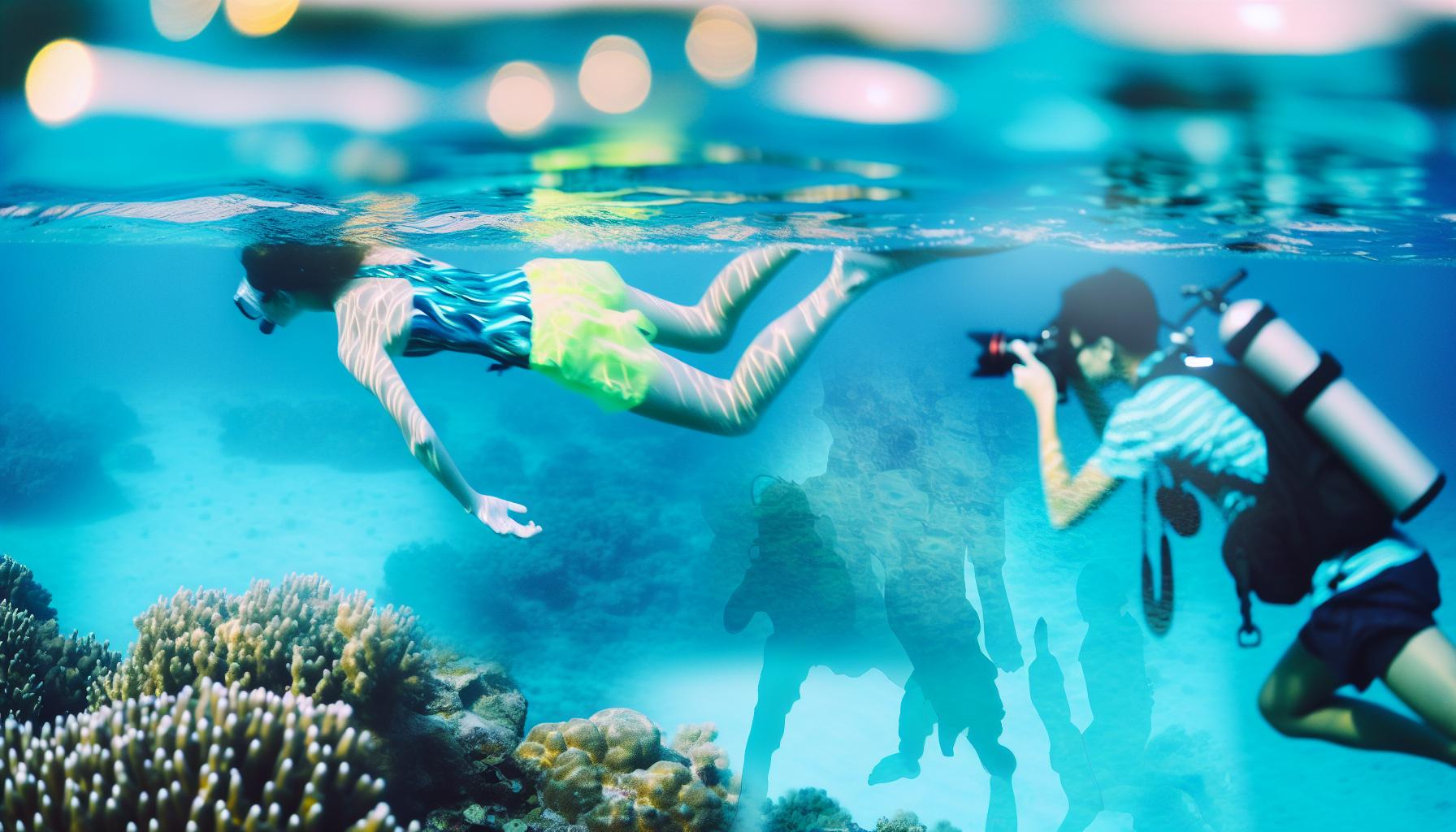 Fotografie pod vodou: Základy dvojnásobné expozice