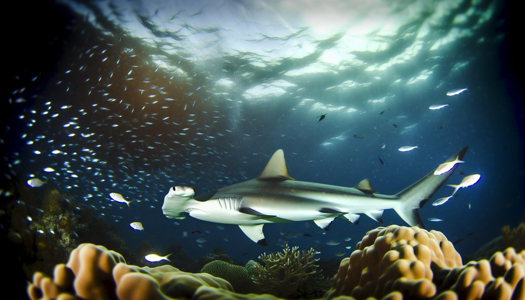 Žralok kladivohlavý a jeho chování v oceánu