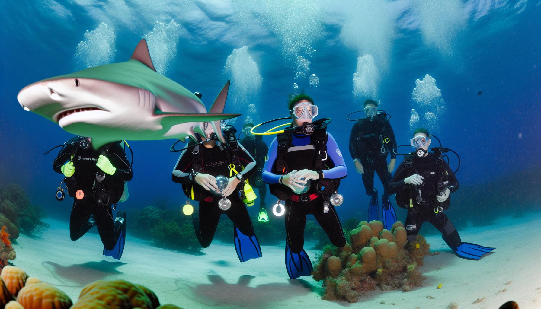 Jak bezpečně potápět v oblastech se žraloky