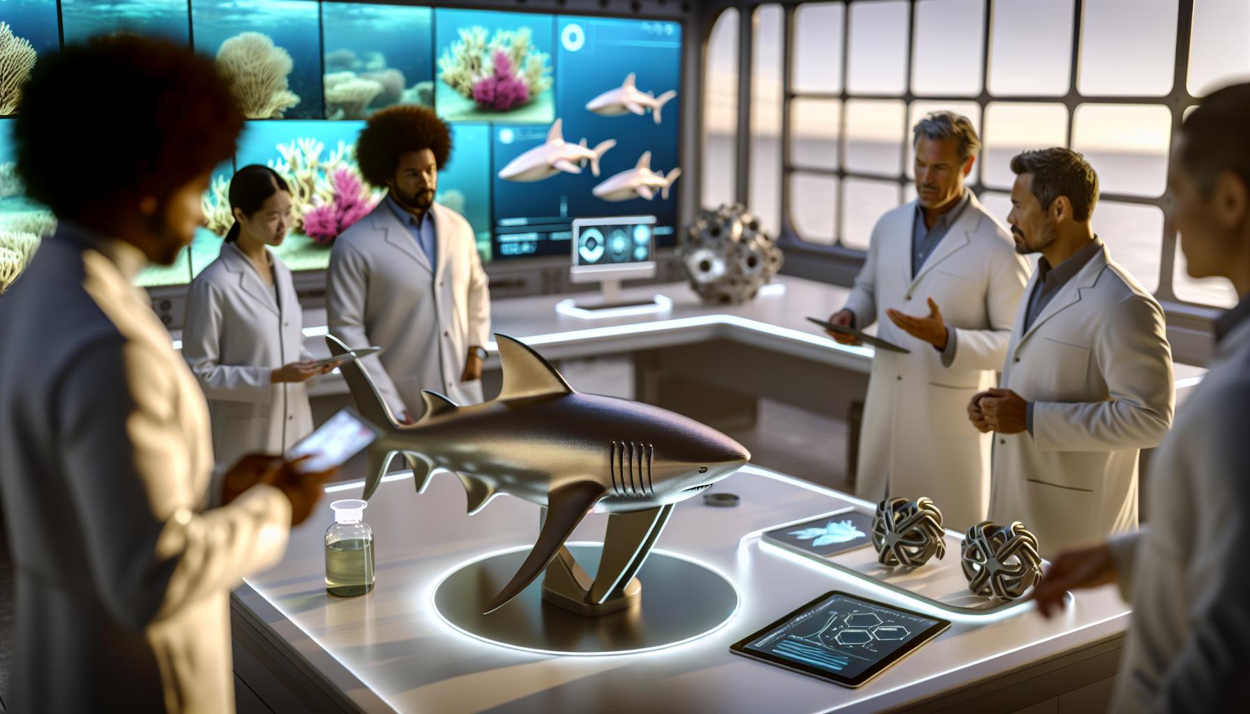 Přehled technologických řešení inspirovaných žraloky