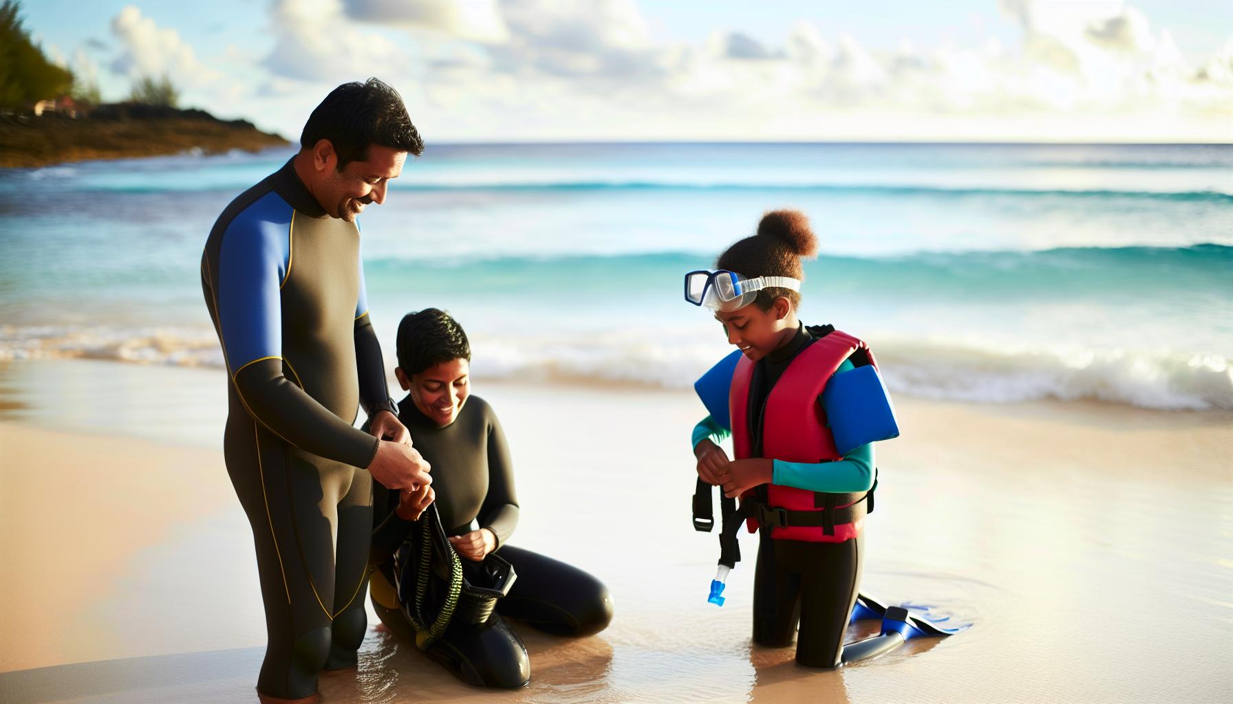 Bezpečnostní opatření při potápění s dětmi