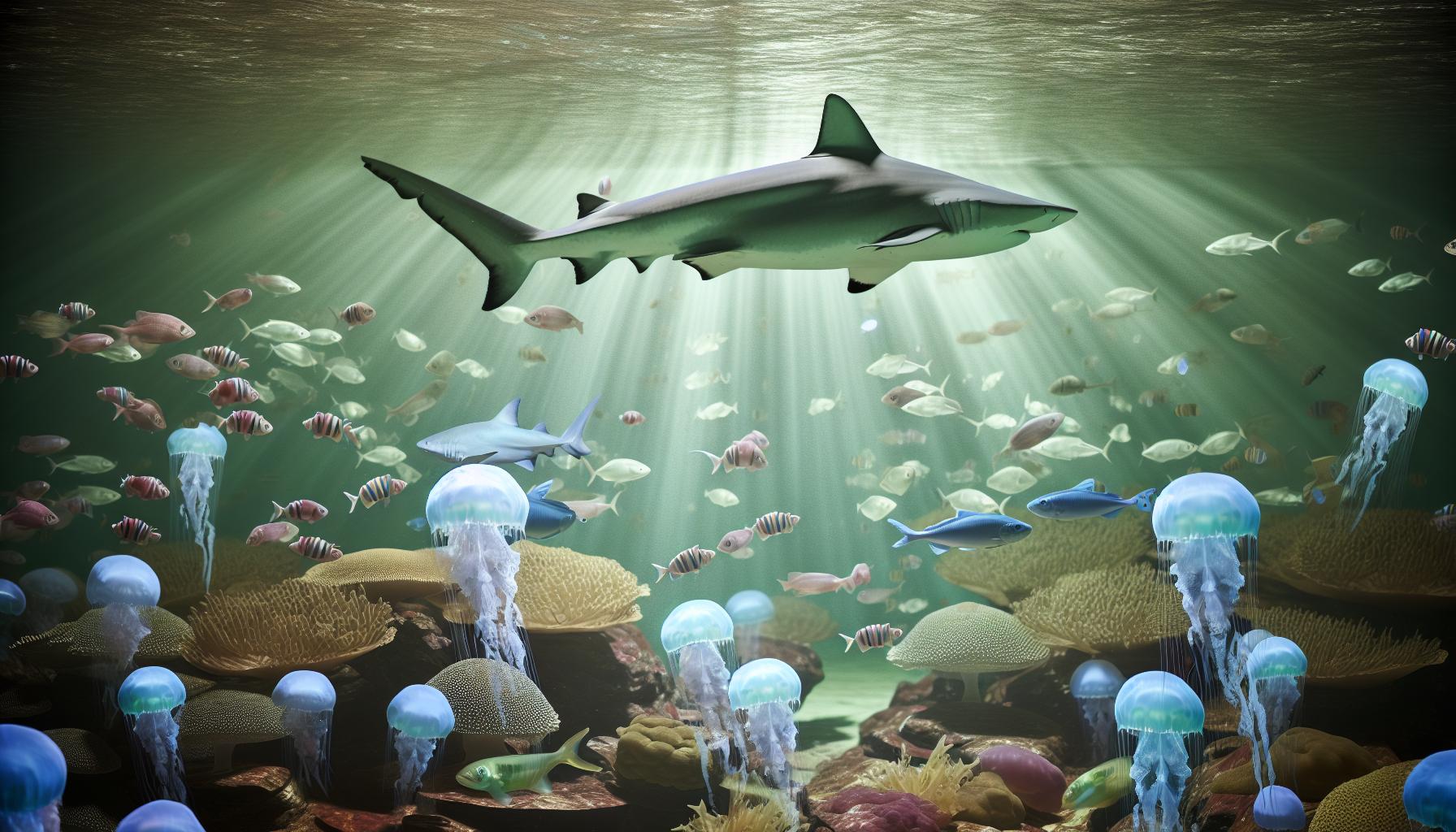 Život ve hlubinách oceánu: Žraloci a další tvory