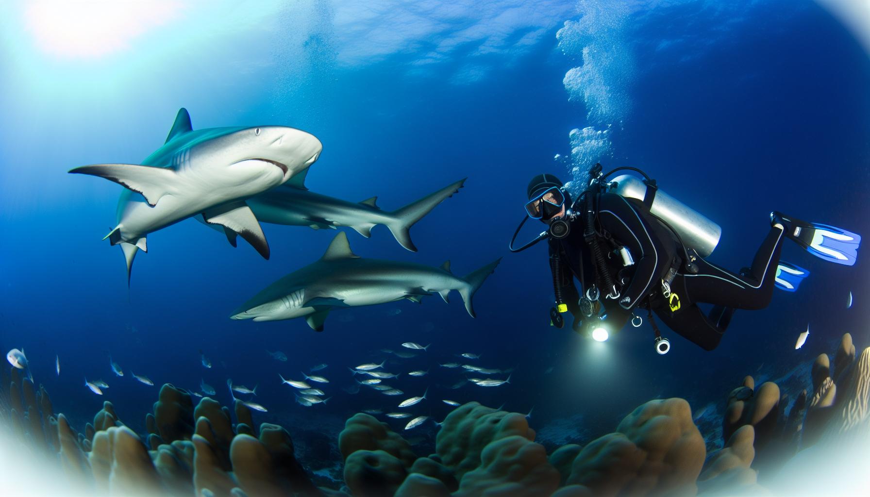 Bezpečnostní opatření při potápění se žraloky