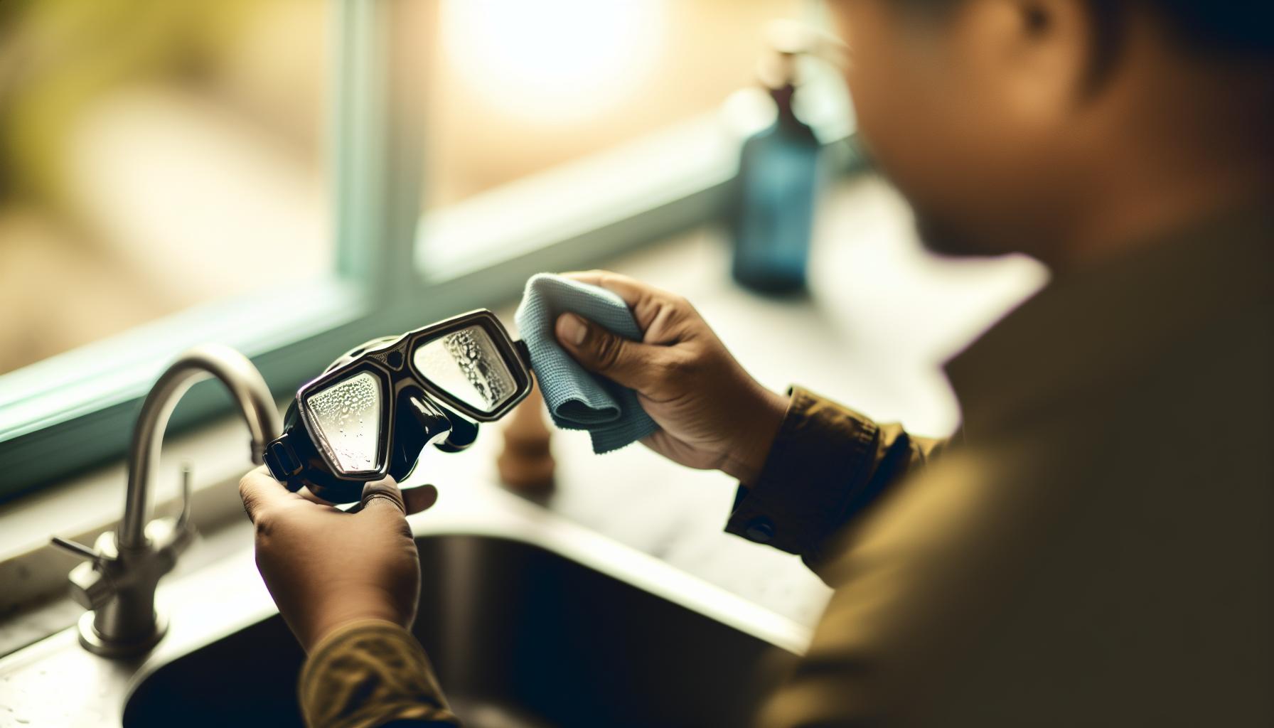 Jak zabránit mlžení potápěčských brýlí: 5 účinných triků 3 Jak správně umýt a ošetřit potápěčské brýle