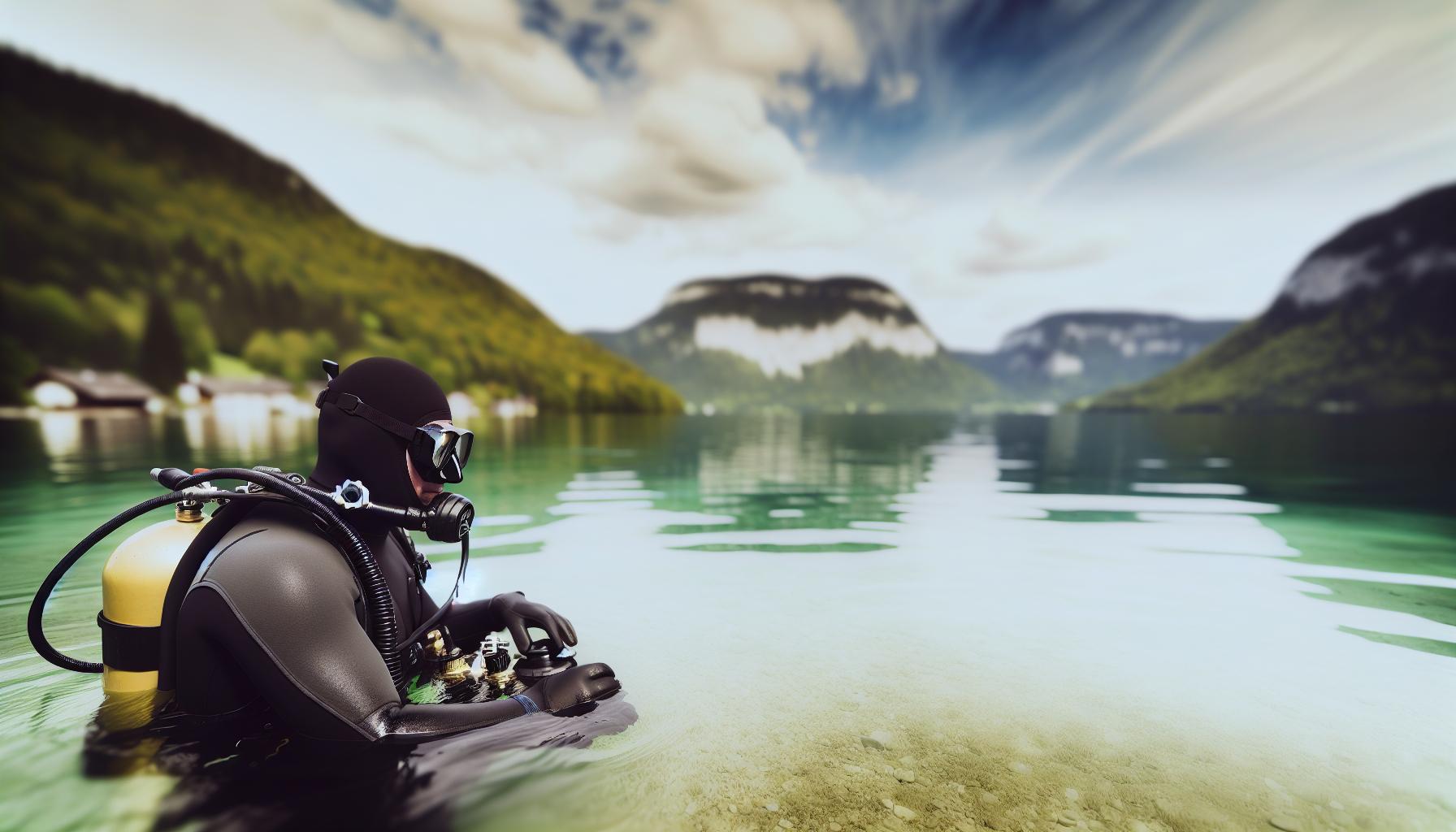 Ideální podmínky pro potápění na Mondsee