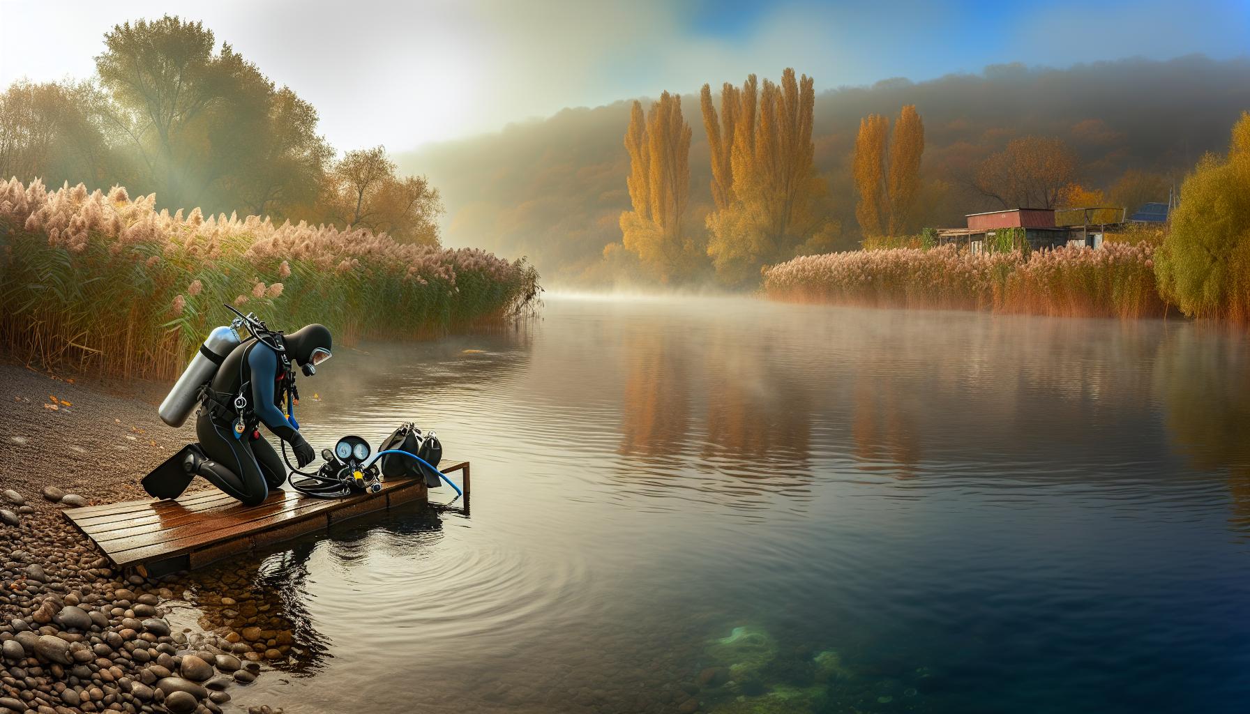 Teplota vody Berounka: Jak ovlivňuje potápění