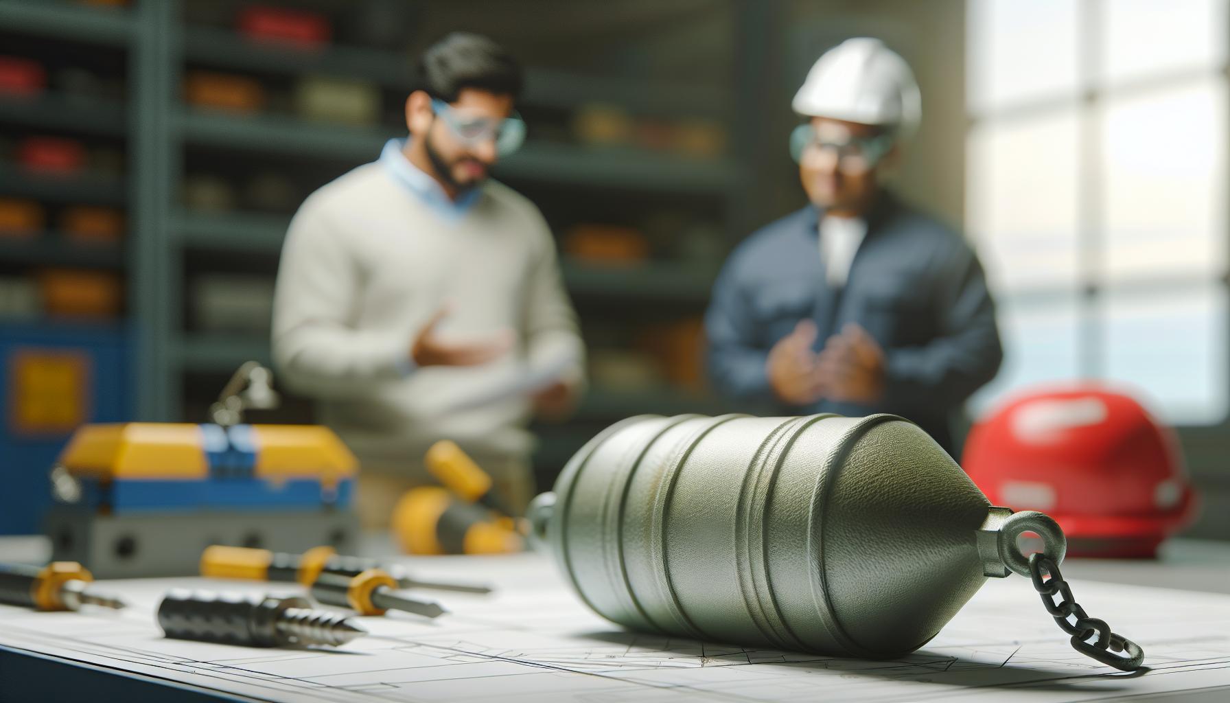 Hlavní materiály a konstrukce bójí