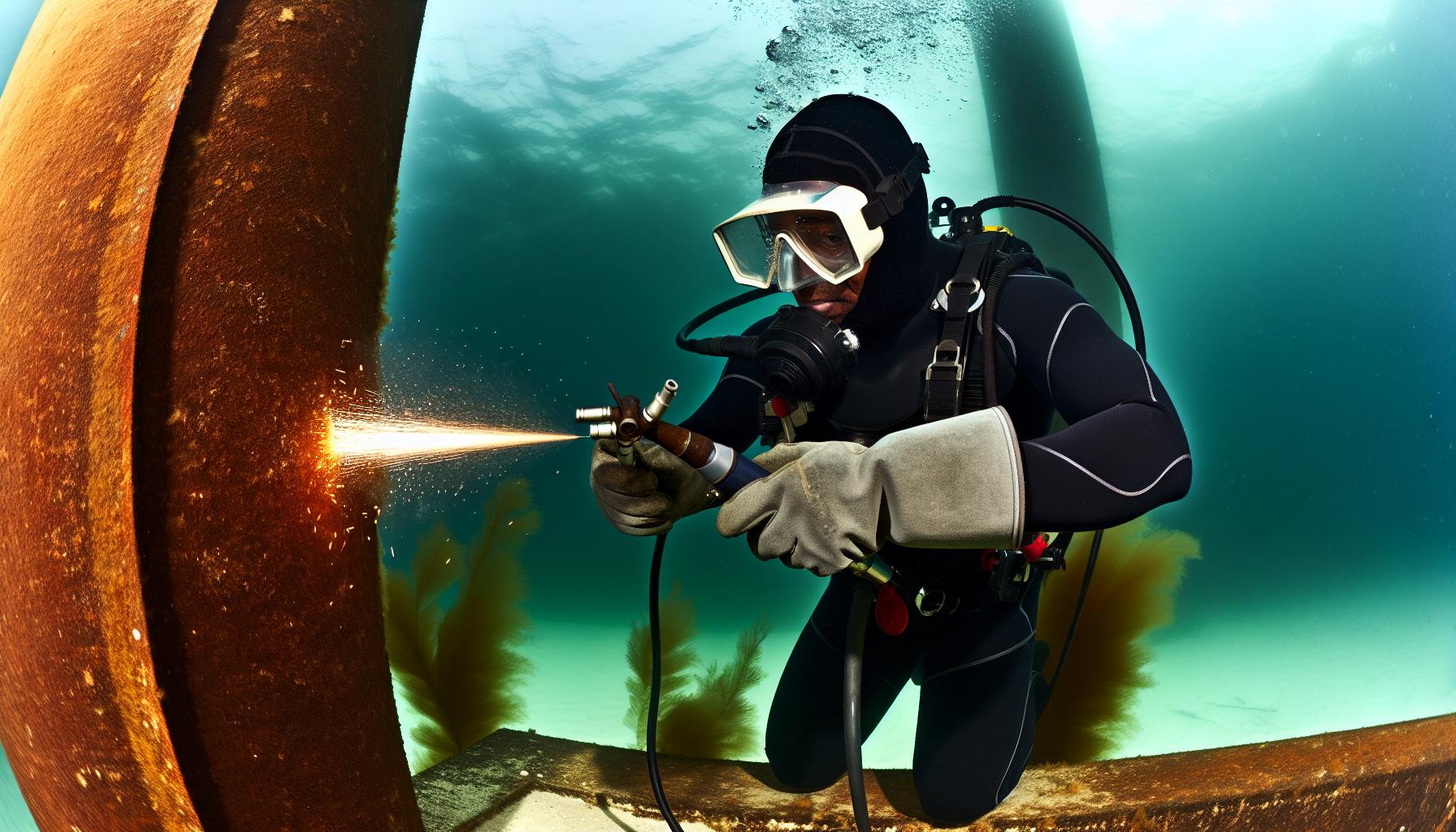 Jak brousit pod vodou: Speciální podvodní technika 3 Bezpečnostní zásady při podvodním broušení