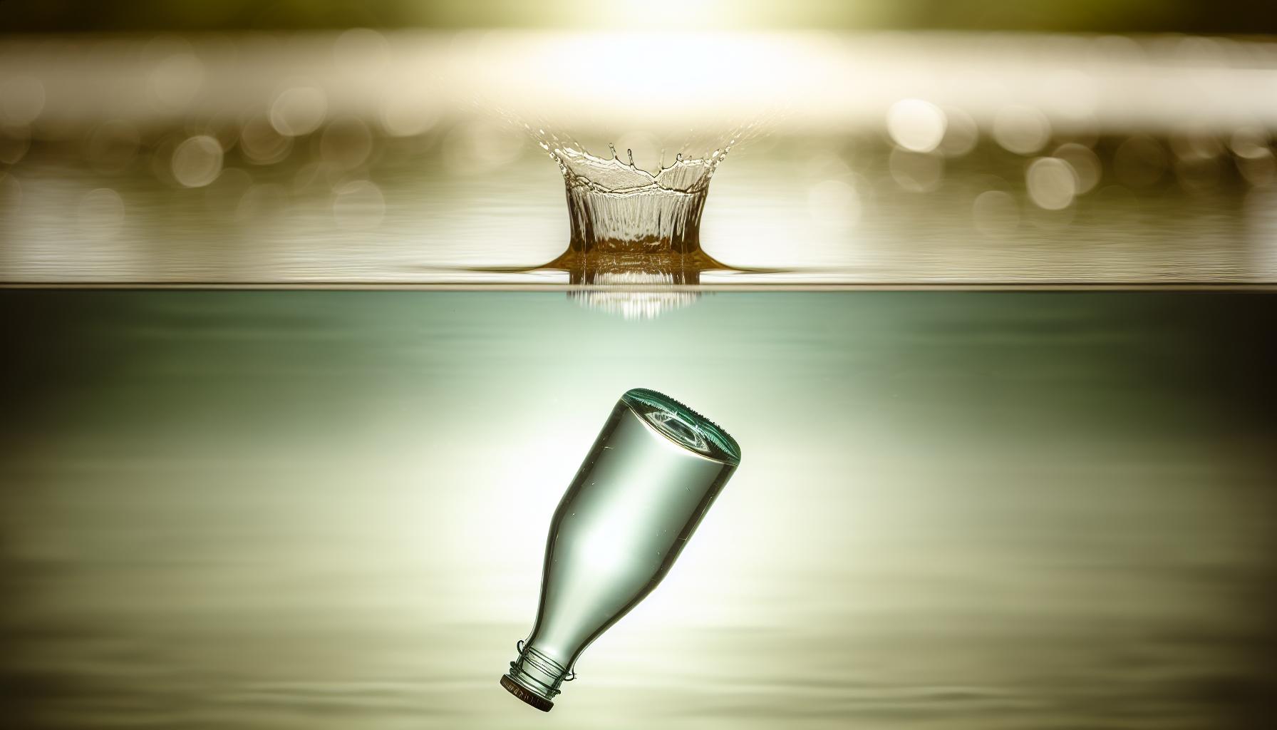 Co rozbije láhev pod vodou: Fyzikální experimenty 1 Co se stane, když láhev spadne do vody?