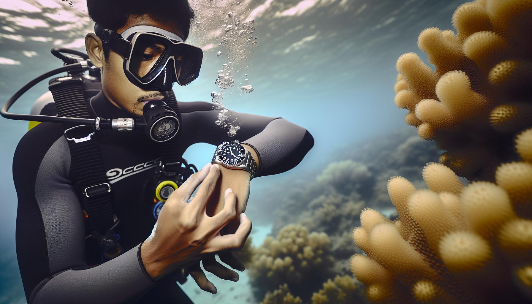 Využití lunety při potápění do různých hloubek