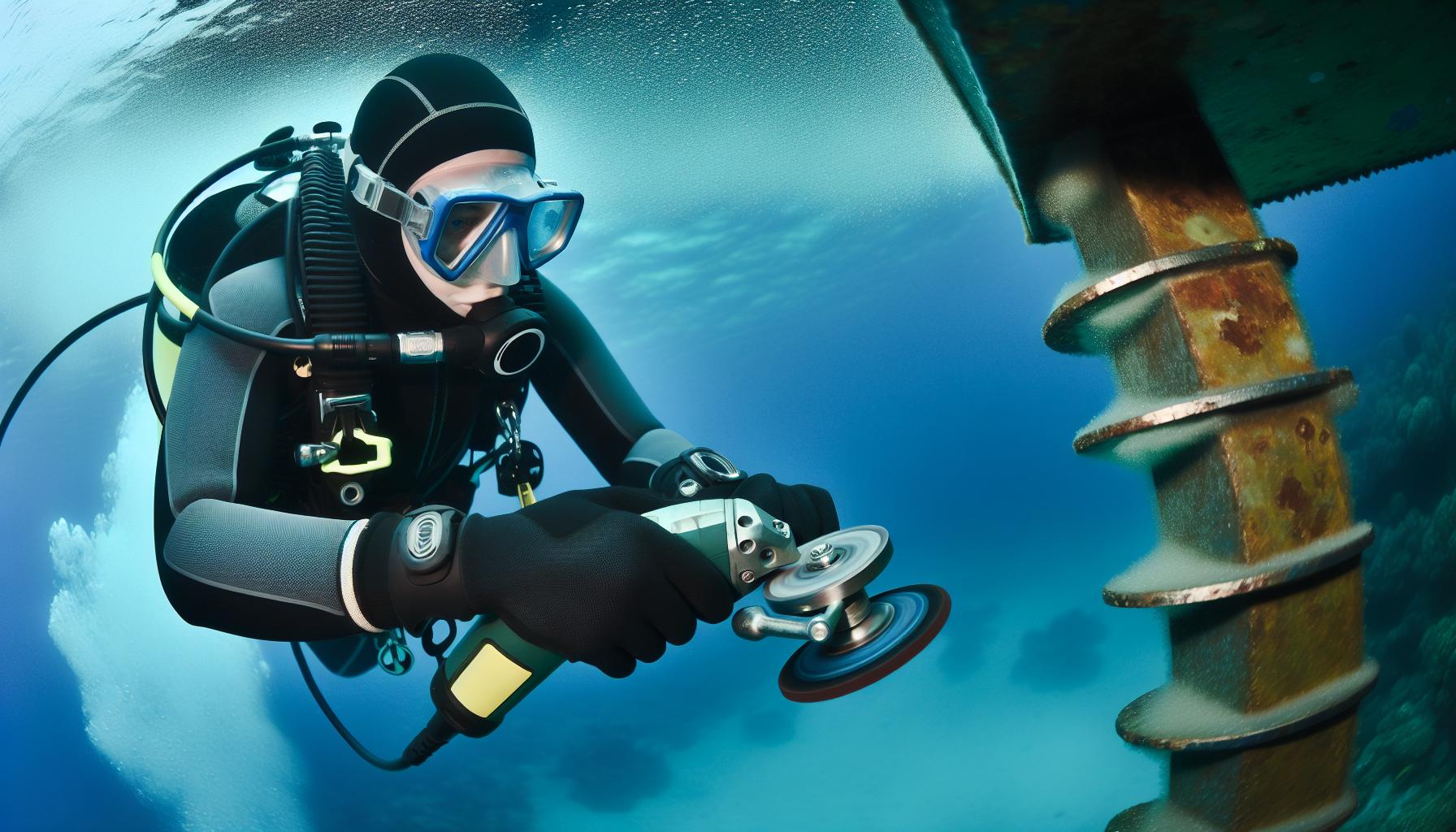 Jak brousit pod vodou: Speciální podvodní technika 4 Techniky pro efektivní podvodní broušení