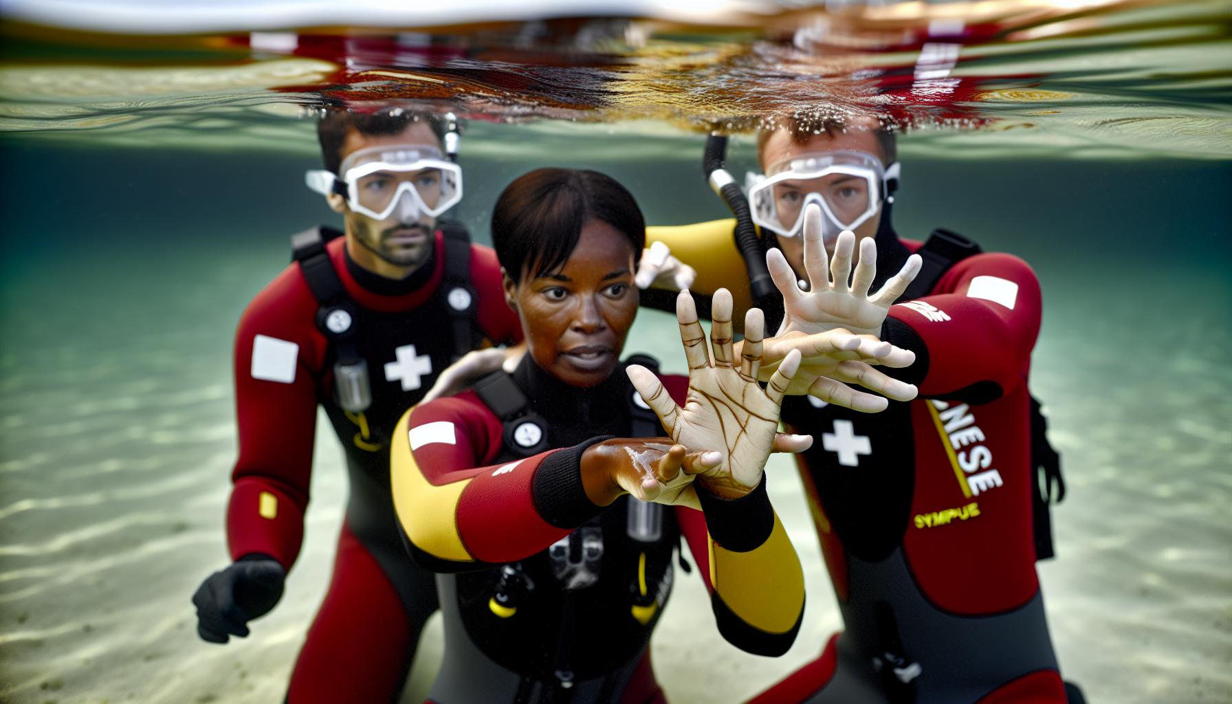 Jak rozpoznat příznaky pod vodou