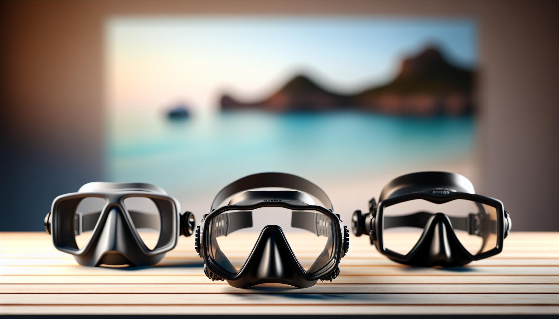 Porovnání s jinými potápěčskými maskami na trhu