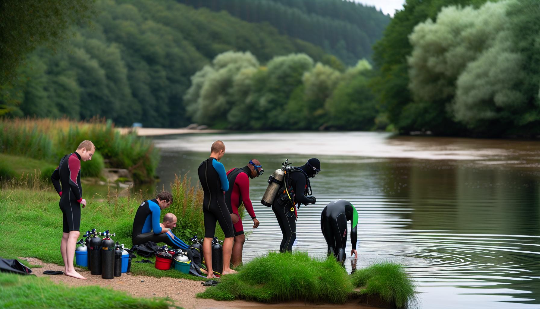 Ideální období pro potápění na Berounce