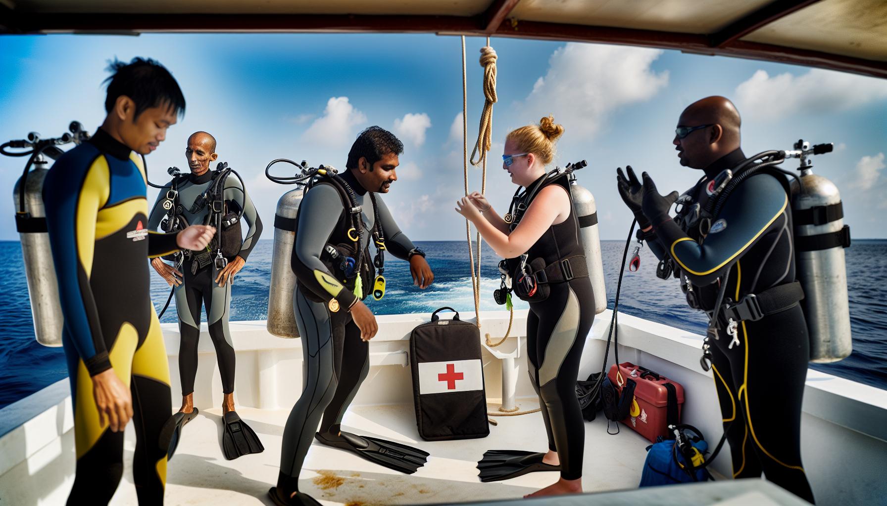 Bezpečnostní aspekty potápění z lodi