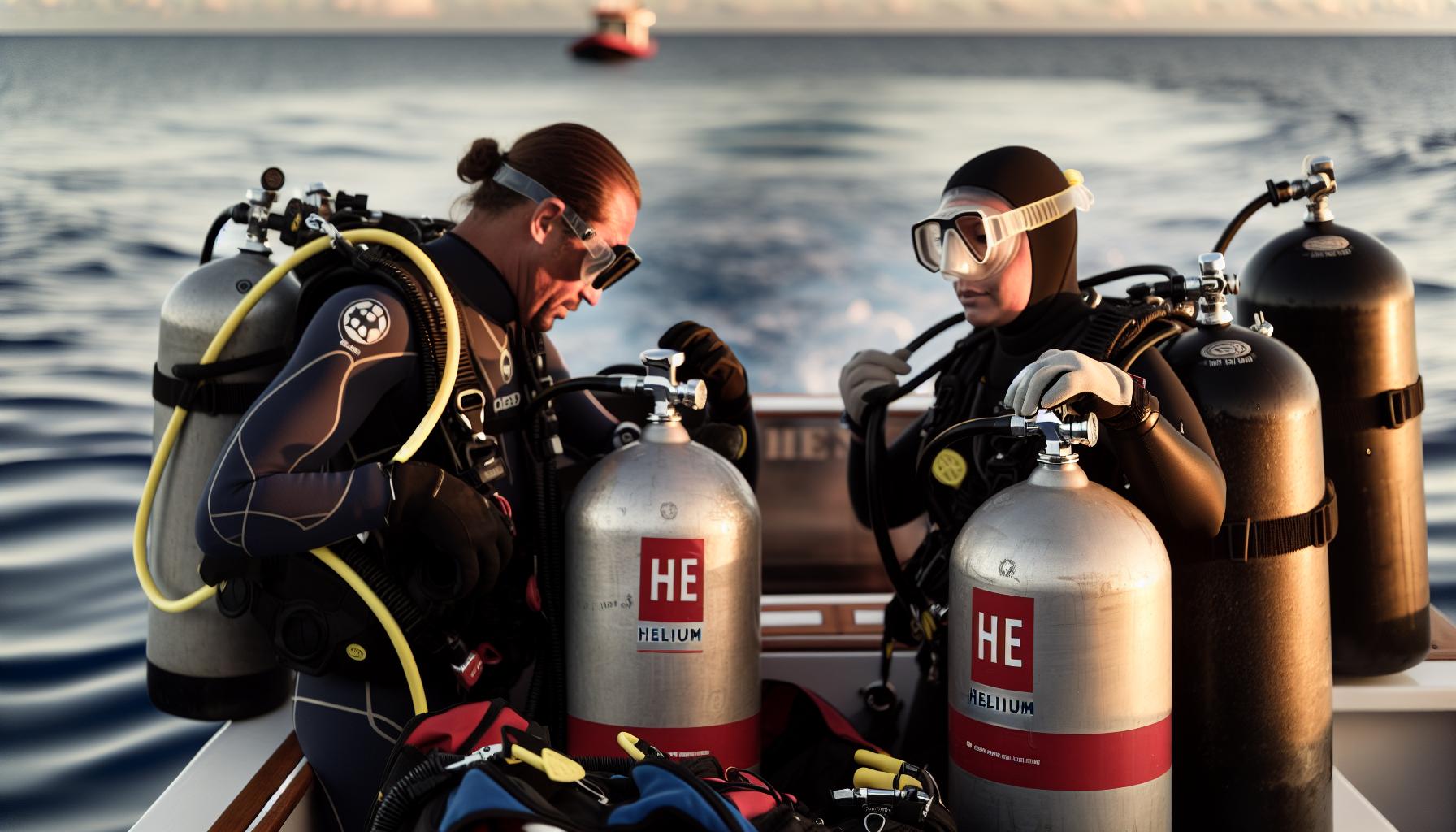 Proč je helium důležité pro potápěče?