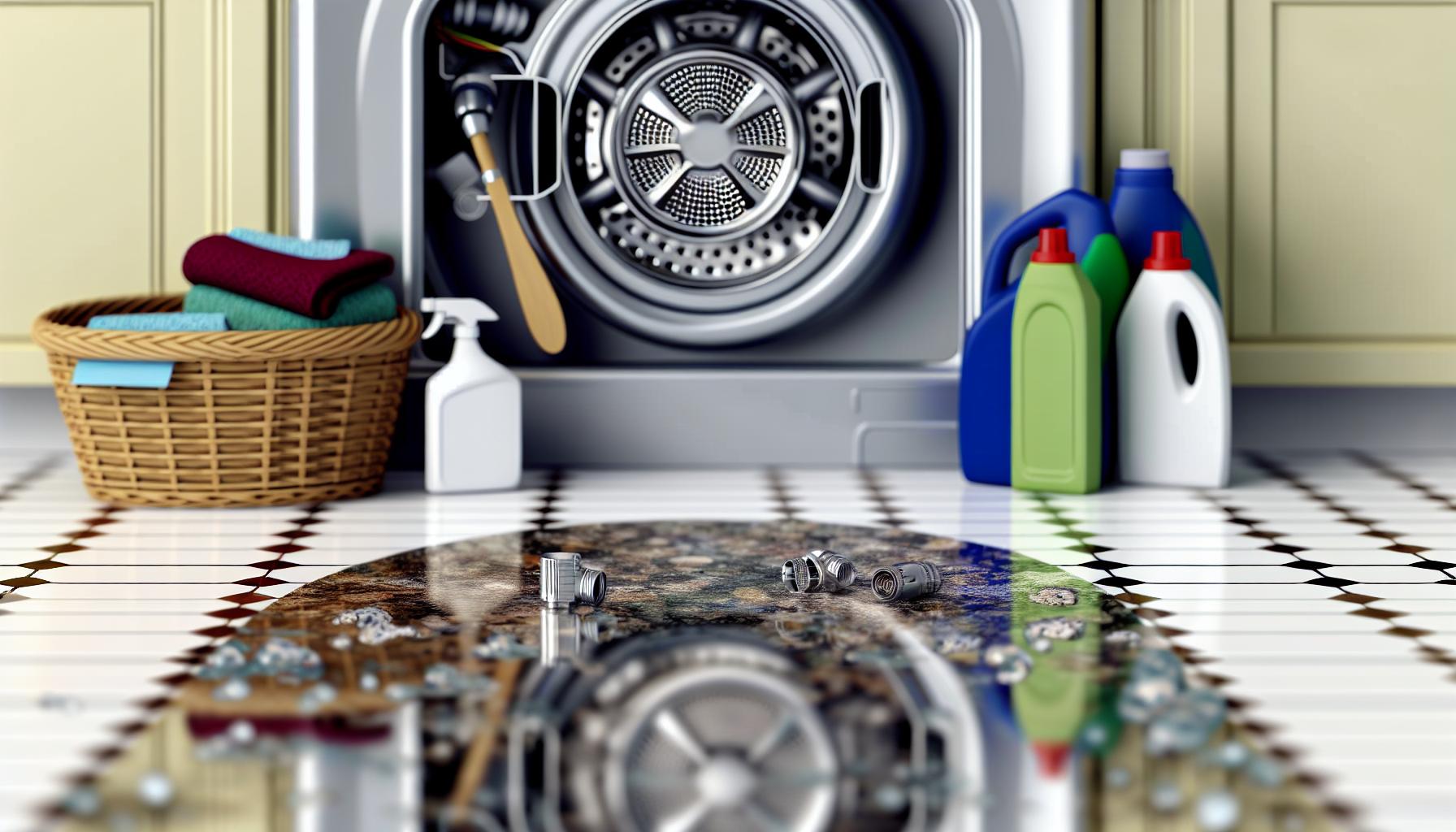 Nejčastější příčiny vody pod pračkou