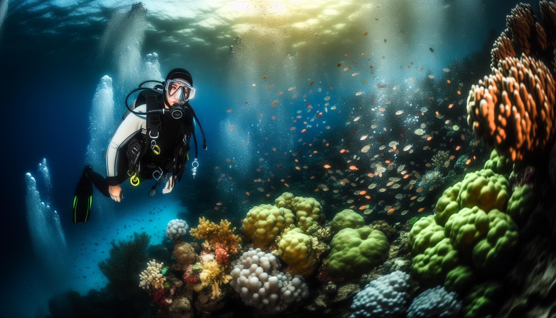 Vliv teploty vody na potápění a život moře