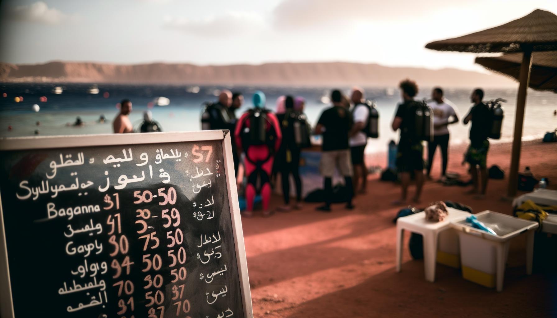 Cenové rozmezí potápěčských zážitků v Egyptě