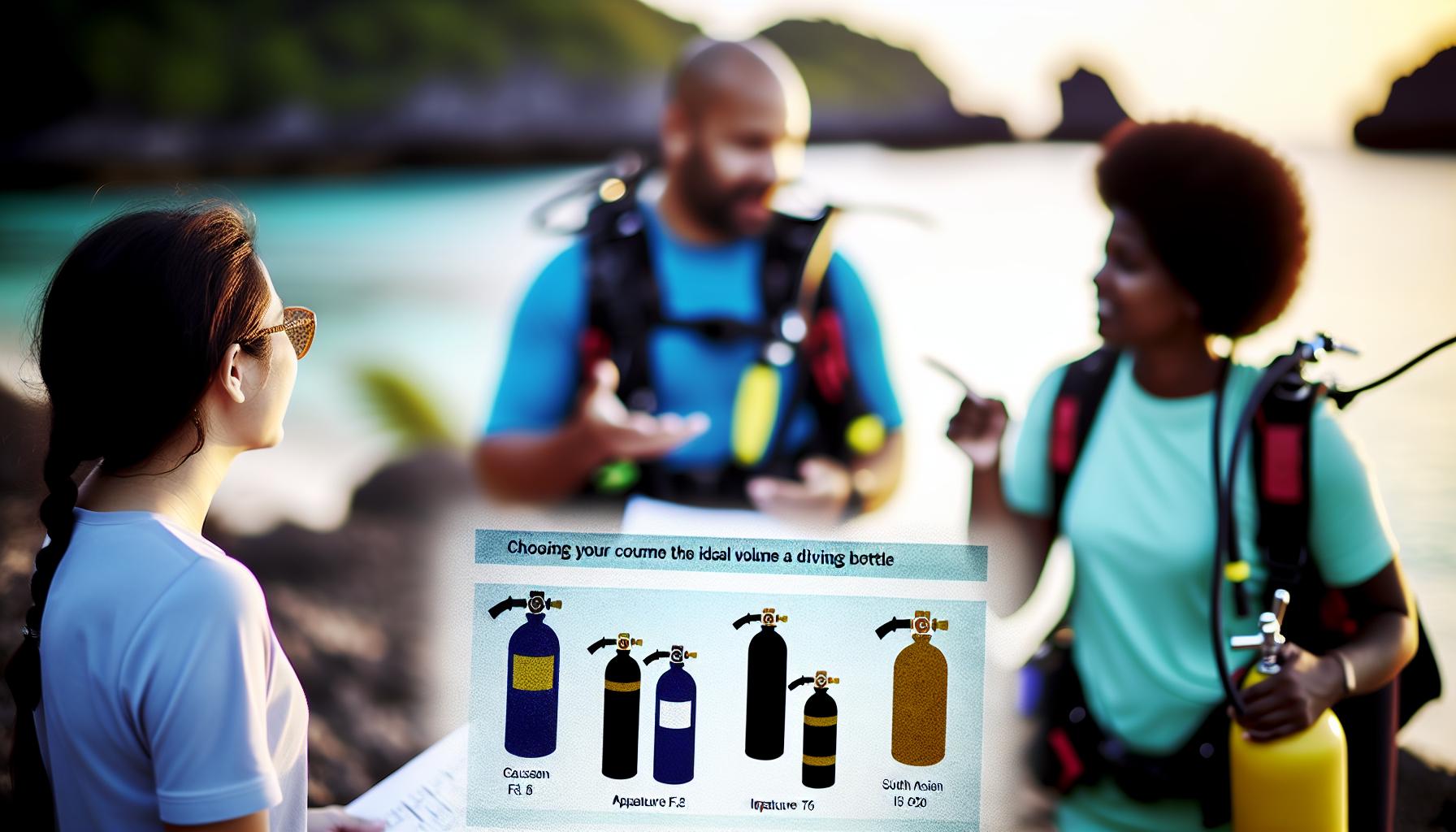 Jaký objem láhve na potápění je pro vás ideální?